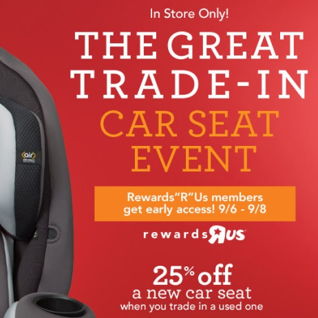 Trade-In Your Used Car Seats for 